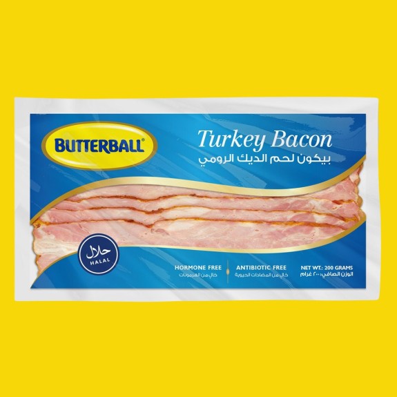 BUTTERBALL CHILLED TURKEY BACON - SLICED (200GMS)