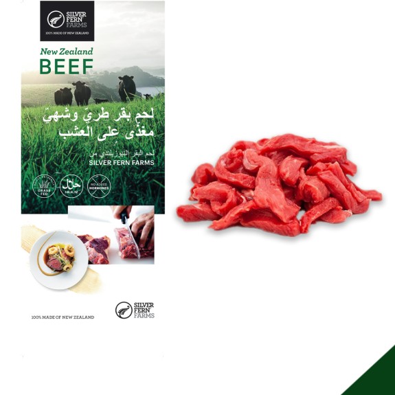 NEW ZEALAND CHILLED GRASS-FED BEEF STRIPS 1 KG