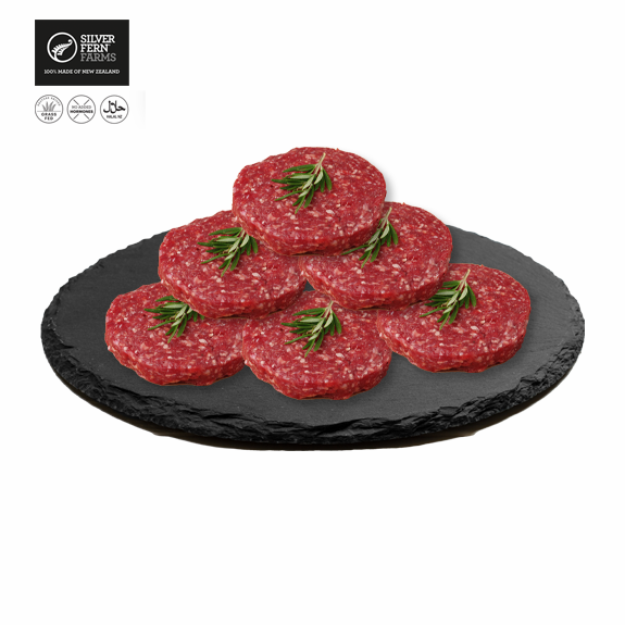 NEW ZEALAND CHILLED BURGER PATTIES (6X150 GMS Approx.)