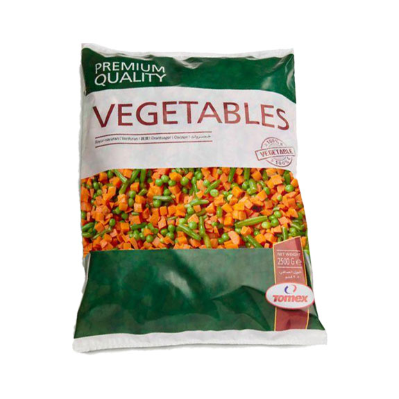 TOMEX MIXED VEGETABLES 4-WAY 2.5 KG 