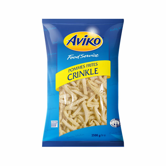 AVIKO CRINKLE CUT FRIES 2.5 KG